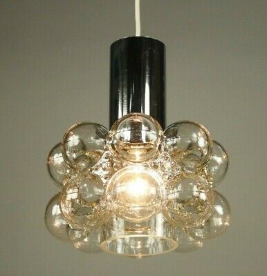 3 Stück Bubble Wandlampe Lampe Glasschirm Metall Design 50er 60er Midcentury top