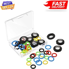 48Pc Pressure Washer Sealing O-Ring Power Pressure Washer Kit Pump Hose Gun Ring