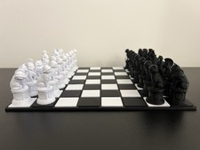 Schachset Katzenfiguren Mit Schachbrett