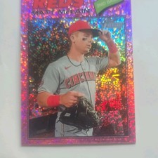 2026 Topps Heritage Matt McLain Sparkle Cincinnati Reds #252