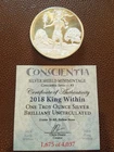 Silver Shield 2018 The King Within One Troy Oz .999 Silver Round BU w/ COA #1675