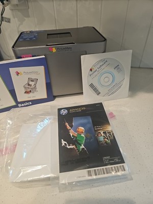 Epson PictureMate PM 240 Digital Photo Inkjet Printer No Charging Cord Untested