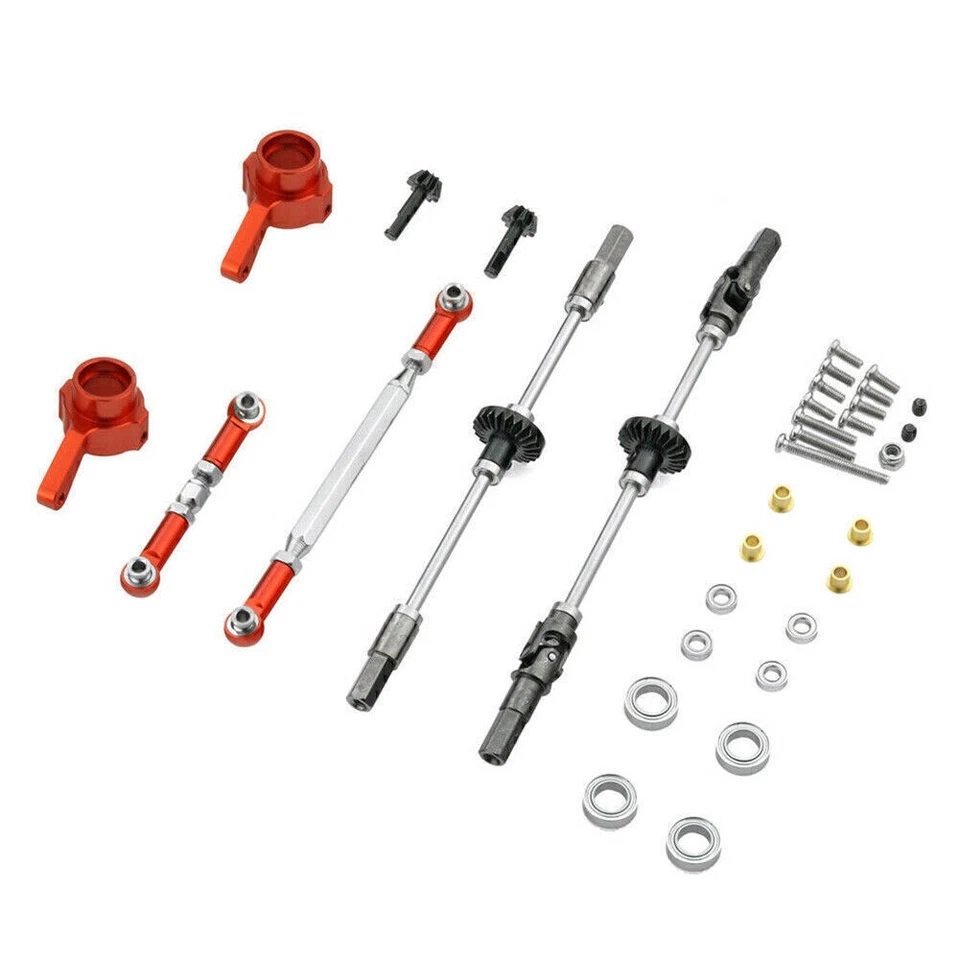 Metal Front Rear Axle Parts For 1/12 MN D90 D91 D96  MN99 MN99S MN90 MN96 FJ45 - Image 3 of 4