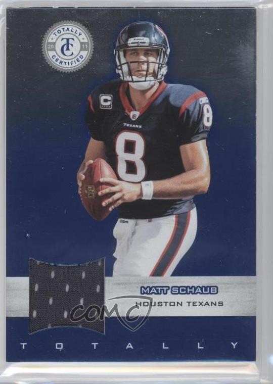 2011 Panini Totally Certified Blue Materials 157/249 Matt Schaub #29 9az
