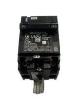 CHIPPED Siemens Q230GF Ground Fault Circuit Breaker 2-Pole 30 AMP 120/240 VAC
