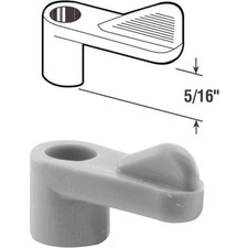 Prime-Line 5/16 In. Gray Swivel Plastic Screen Clips with Screws 12 Count 