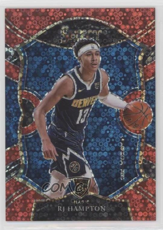 2020 Panini Select Concourse Red Disco Prizm 6/49 RJ Hampton #84 Rookie RC 0v6o
