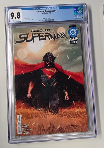 Absolute Superman #1 CGC 9.8 New Slab - 1st Print