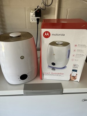 Motorola MBP86SN Smart Humidifier Night Light Cool/Warm Mist Wi-Fi 1.5 Gal