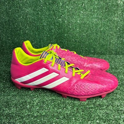 Adidas Predator LZ TRX FG F32559 Football Soccer Cleats Vivid Pink Mens Size 12