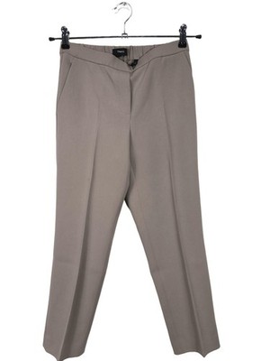 THEORY Stoffhose Damen Hose Gr. DE 34 wollweiß Casual-Look