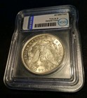 1921 Morgan Dollar ICG Brilliant Uncirculated Silver $1 BU Quality — photo 2