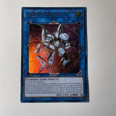 Yugioh - Encode Talker (Ultra Rare) (1st Edition) - SDCL-EN041 (P)