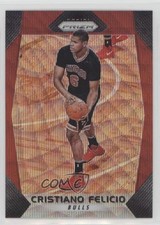 2017-18 Panini Prizm Ruby Wave Prizm Cristiano Felicio #243 0a1