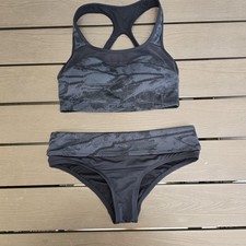 TYR Womens Solid Black Canopy Riva Bikini Bottom SZ S New Sample Set