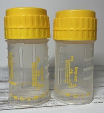 Playtex Drop ins 90  s 4oz Yellow Bottles, clear nipples
