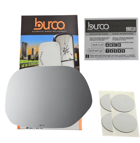 4101 Flat Driver Side Mirror Glass For 2004-2006 Scion xB No Rear Mount