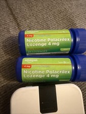 Amazon Basic Care Nicotine Polacrilex Lozenges 4mg MINT Flavor 2 Pack 24Exp1226