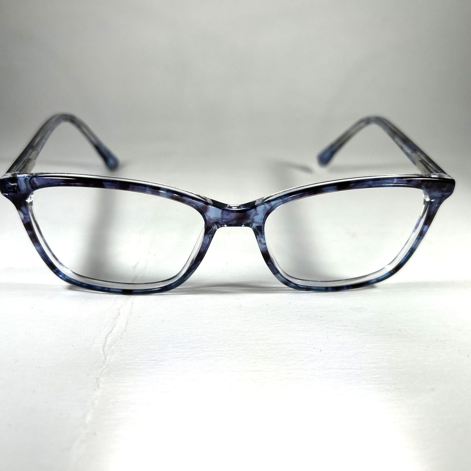 Chelsea Morgan CM20212 Eyeglasses Frame 20212 GR/BL Blue Tortoise Size 55-17-140