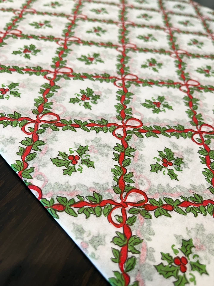 TRELLIS TIDINGS Design Tissue Paper Sheets Choose Size & Package Amount - Image 4 of 4