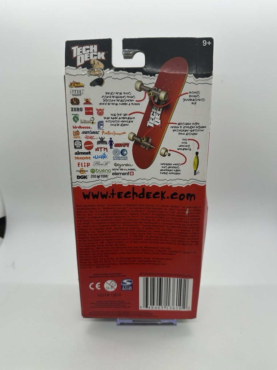 RARE Tech Deck Zero Skateboards 4-Pack – 2006 Vintage – Sealed