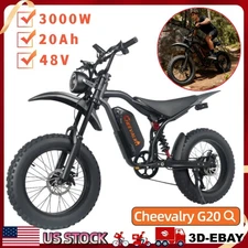 Cheevalry G20 E-Bike 3000W 48V 20AH Mountain Bicycle Electric Dirt Motorcycle