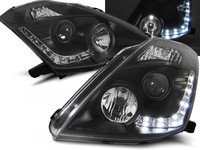 Scheinwerfer Paar Nissan 350Z 03-05 Xenon Daylight LED Schwarz