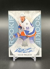2015-16 Upper Deck The Cup Adam Pelech Rookie Card RC Auto /249 #104 ISLANDERS. rookie card picture