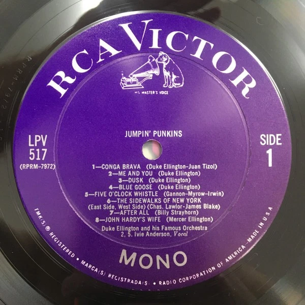 Duke Ellington - Jumpin' Punkins (LP, Comp, Mono) (Very Good Plus (VG+)) - Image 3 of 4