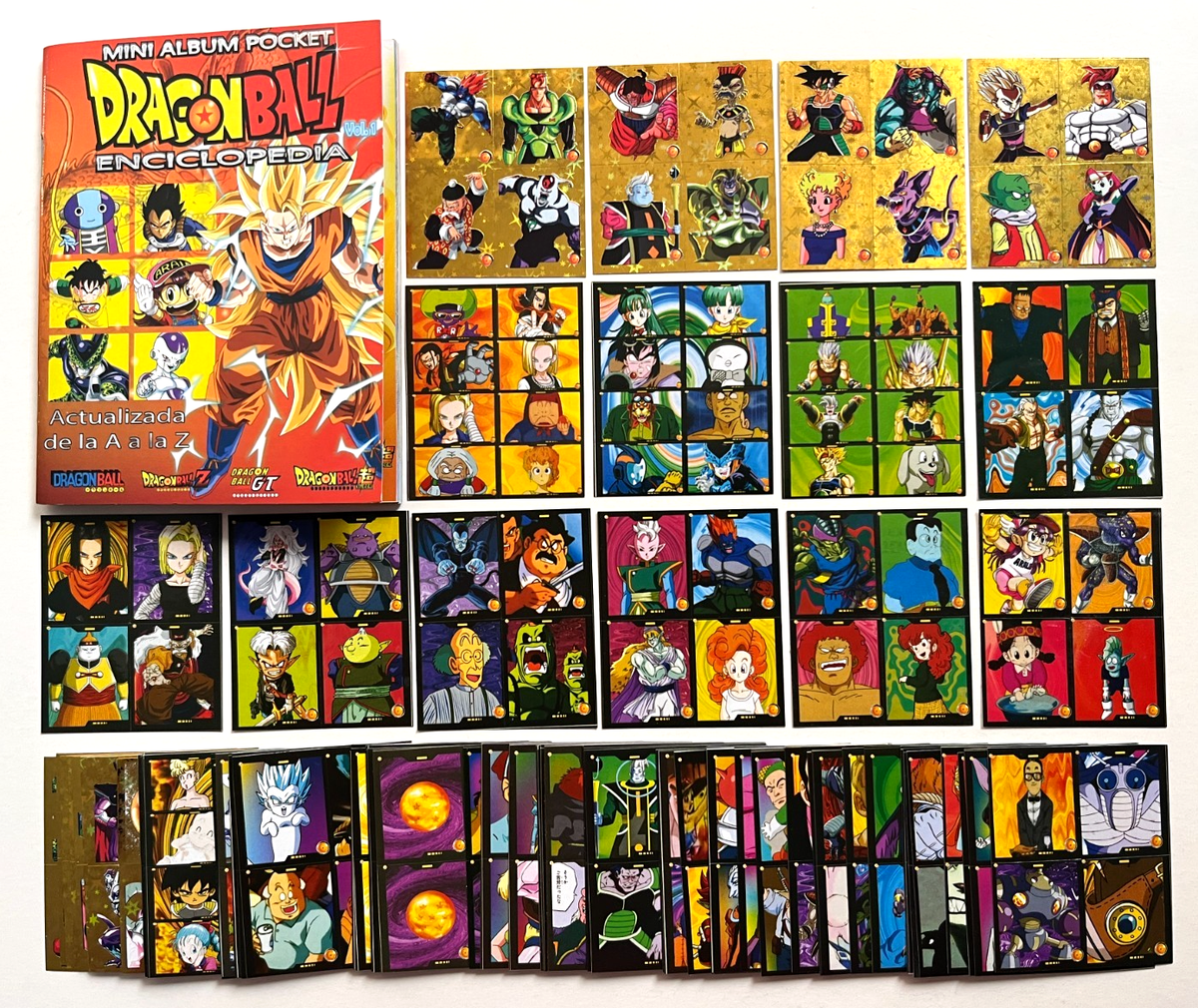 2021 DRAGON BALL ENCYCLOPEDIA Mini Album Pocket + Full Set 207/207