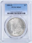 1884-O $1 Morgan Silver Dollar MS63 PCGS 53693625