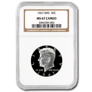 1967 Kennedy Half Dollar MS-67 NGC (SMS)