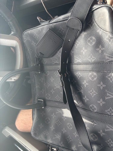 Louis Vuitton District PM Leather Shoulder Bag for Men - Black
