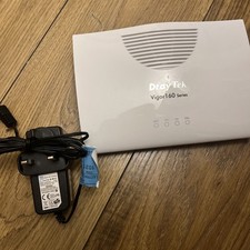 DrayTek Vigor160 Series ADSL Modem Router 100Mb/s RJ-45/DSL Bianco + Alimentatore