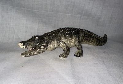 Schleich Alligator 14727 Wildlife Movable Jaw Figure D -73527 Retired 7 