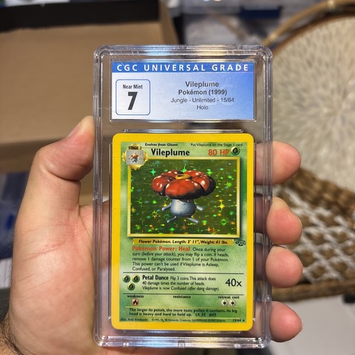 Vileplume (Unlimited) graded CGC 7 for sale on eBay