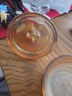 Vtg. Jeannette Marigold Carnival Glass Poodle Dog W/ Plastic Lid For  Powder Jar — photo 6