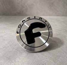 Forgiato Floating Wheels Rims Center Cap Brushed New Billet Cap