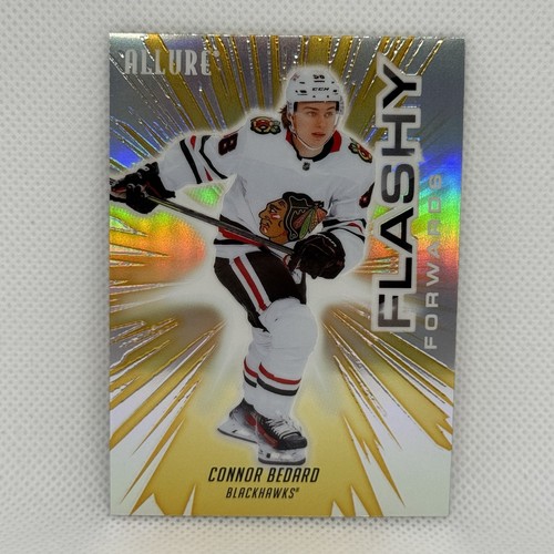 Connor Bedard #FF-14 2025 Upper Deck Allure Flashy Forwards card