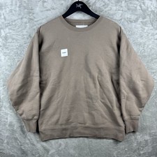 WTAPS Home Base Crewneck Sweatshirt Beige Siz...