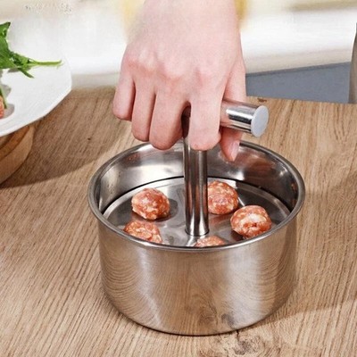 Stainless Steel Meatball Maker Press Manual Multi-functional Kitchen Tool Househ