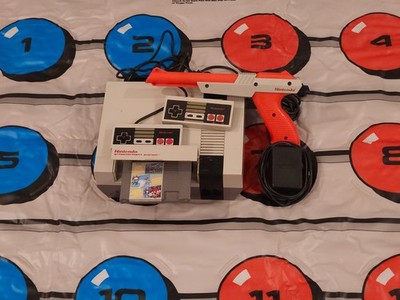 Nintendo Entertainment System NES Power Set In Box Power Pad + Manual + Inserts
