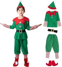 Christmas Elf Costume for Toddlers Size 5-6T