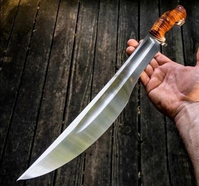20'' Survival Viking Short Sword | Handmade Carbon Steel Blade | Hunting Camping