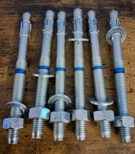Lot Of 6 Hilti HSA M12 65/50/15 Wedge Anchor Expansion Bolts