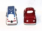 RED Pickup TRUCK with PATRIOTIC Camper SALT and PEPPER SHAKERS Set — photo 6