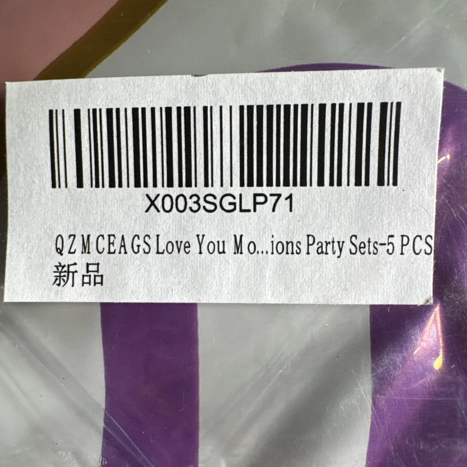 Balões Love You Mom Dia das Mães conjunto de 5 💥 5 PACOTES 📦 - Imagem 4 de 4