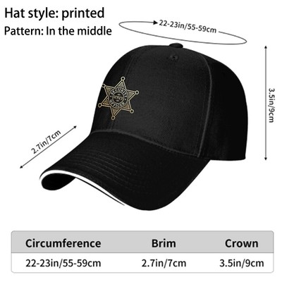 1 pcs,Security Personnel Adjustable Baseball Cap,Unisex Fashl Casual Outdoor Spo