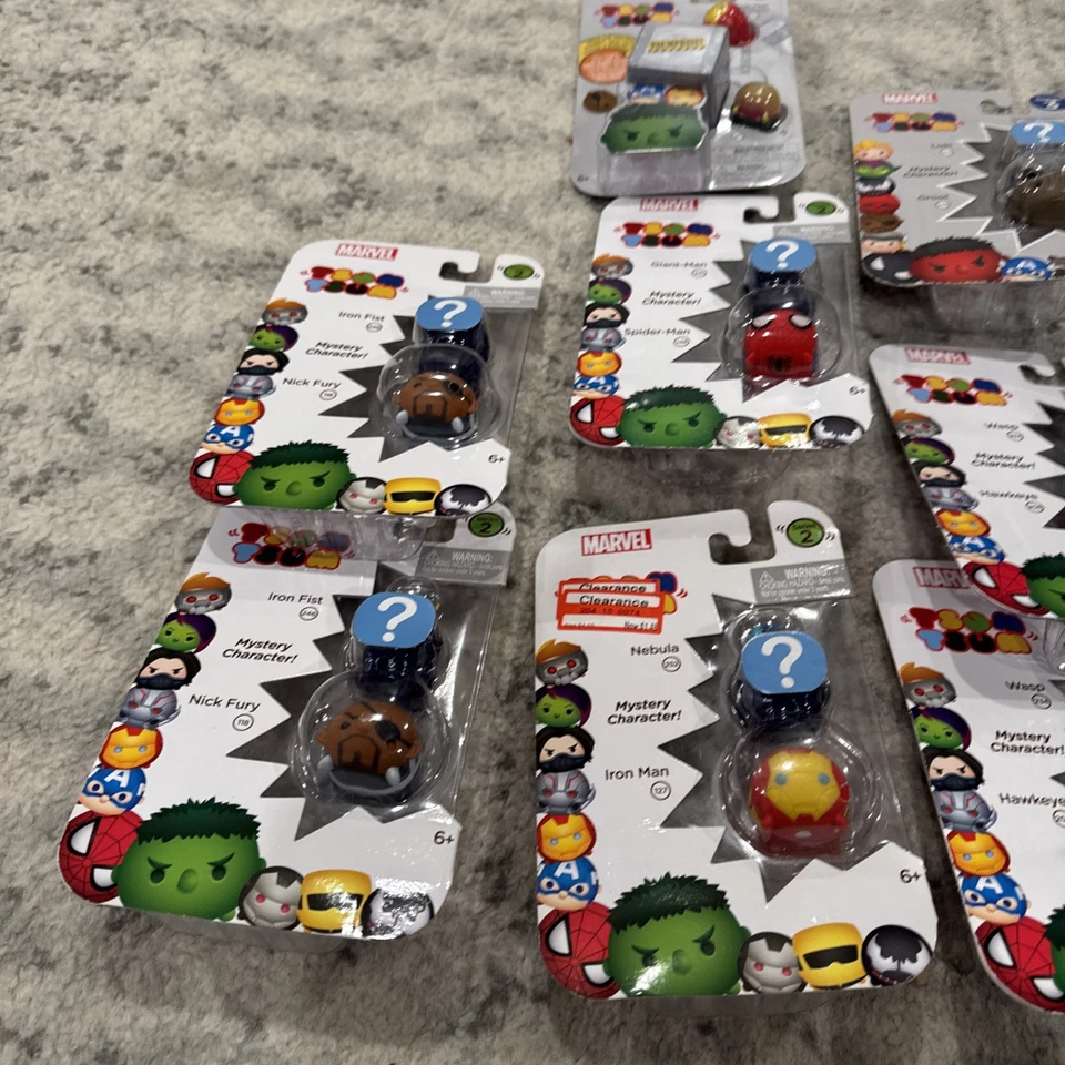 Jakks Pacific Marvel Tsum Tsum Paquete de 3 Serie 2 Misterio Lote de 19 Precintados Foto 2 de 4