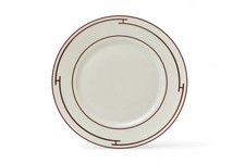 HERMES Plato de Cena Ritmo Rojo Plato Vajilla Bandeja Postre Auténtico Nuevo 27,5 cm
